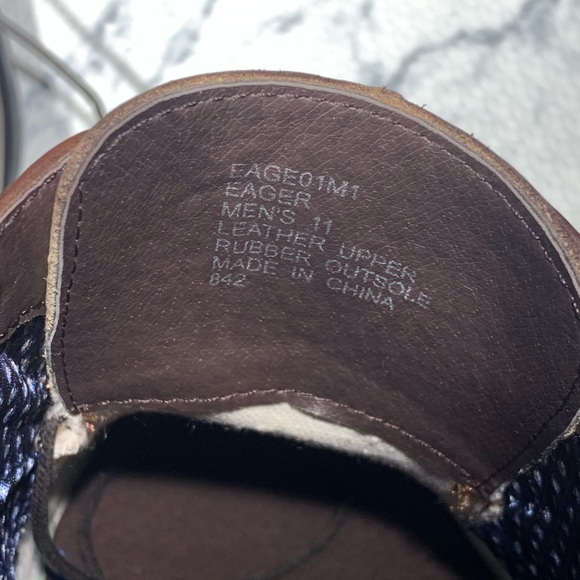 New Steve Madden Leather Men's Derby Shoes Size 11 - Picture 7 of 8